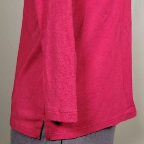 Old Navy 3/4 Sleeve Crewneck Top Sz M - Picture 6 of 9